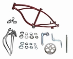 20" Lowrider Bike Frame - DARK RED