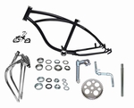 20" Lowrider Bike Frame Kit - BLACK