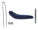 Higback Banana Seat Kit - Blue Veloure
