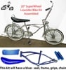 Lowrider Bike Kit with 20" 140 Spoke - BLUE