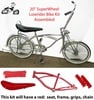 Lowrider Bike Kit with 20" 140 Spoke - RED