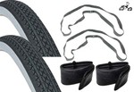 26" White Wall Tire Kit