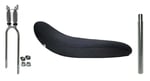 Suspension Sissybar Banana Seat Kit - Raw Metal