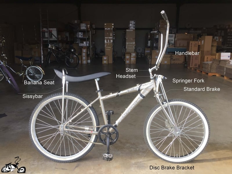 converting a mountain bike to a cruiser