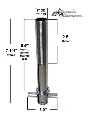 Steering Tube - Lowrider 5.5"