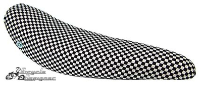 20" Bicycle Banana Seat Checker BLACK/WHITE