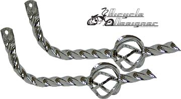 Twist Birdcage Muffler - CHROME