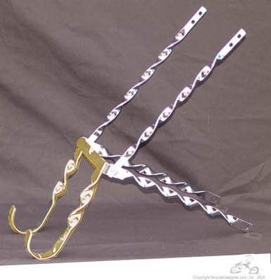 Lowrider Continental - Chrome Legs Gold Rack