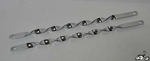 16" Flat Twist Bars CHROME