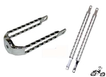 Double Twist Springer Fork Kit - CHROME