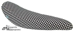 20" Bicycle Banana Seat Checker BLACK/WHITE