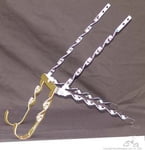 Lowrider Continental - Chrome Legs Gold Rack
