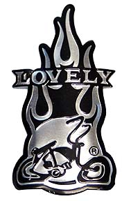 Lovely Aluminum Plate Sticker