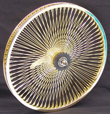 545105 20" 140 Spoke Coaster Wheel GOLD