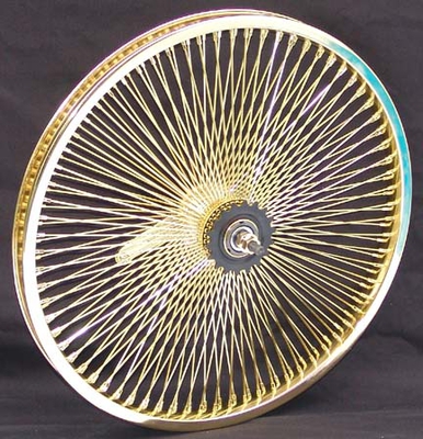 545105 20" 140 Spoke Coaster Wheel GOLD