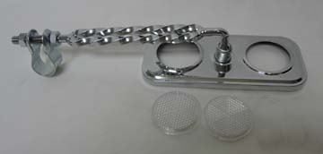 Broken Doule Twist Mirror CHROME.