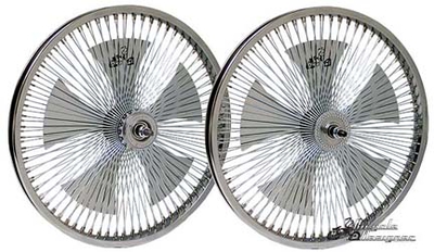 20" 140 Spoke Spinning Wheel Set