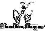 Lowrider Chopper Logo Sticker