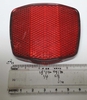 Used Bicycle Reflector Chevron Shape RED WIDE