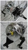 26" 36 spoke 3-speed Wheel Set CHROME