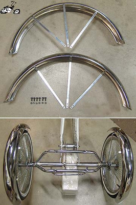 20" Holow Hub Trike Fenders